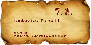 Tankovics Marcell névjegykártya
